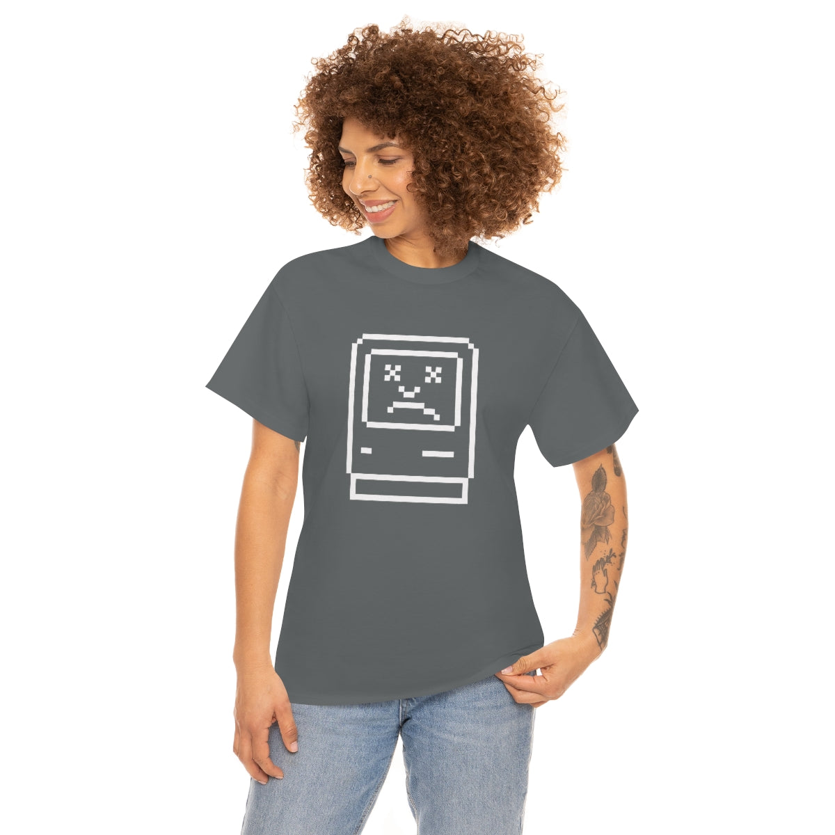 Sad Mac Unisex Heavy Cotton Tee