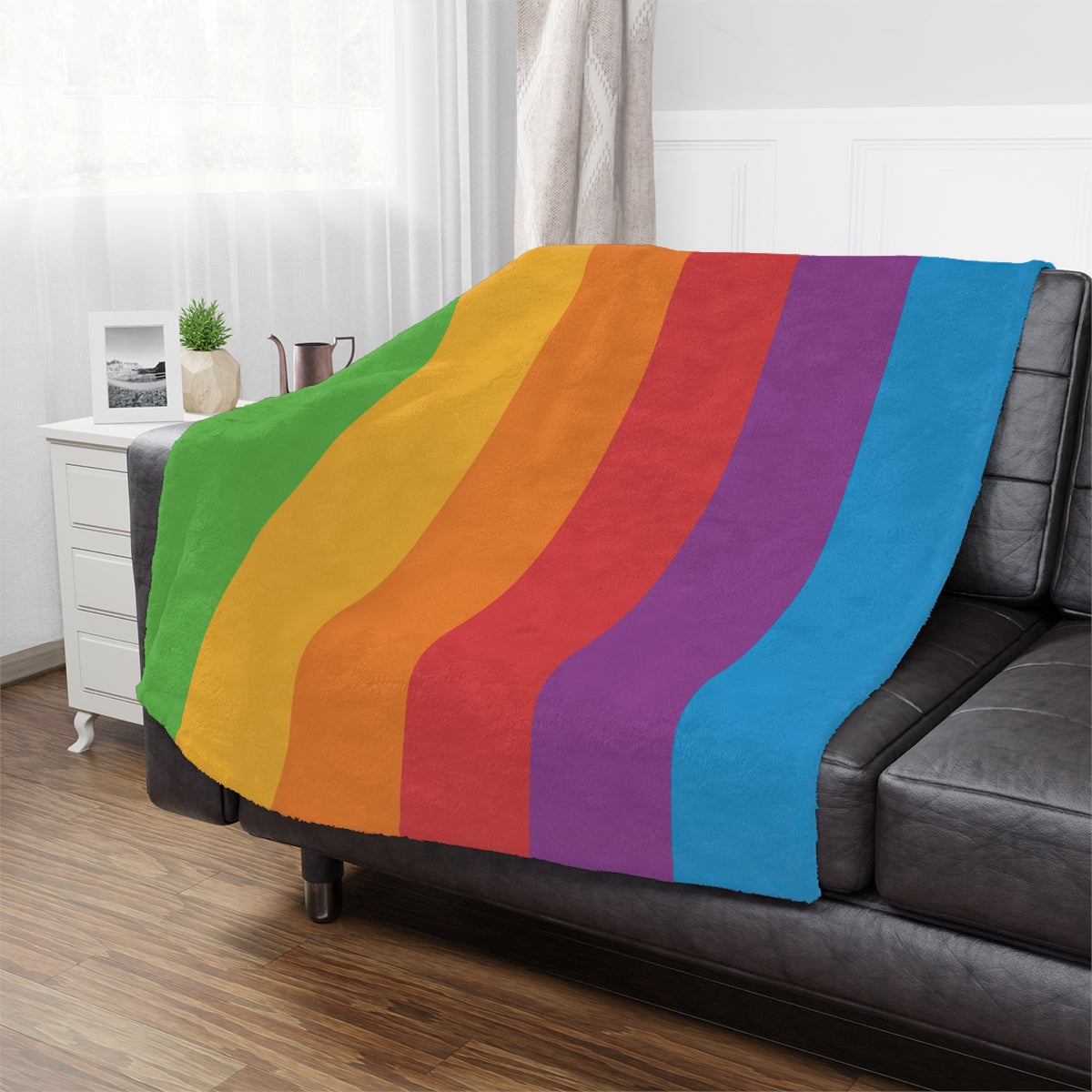 Apple Six Colors Soft Micro-Fleece blanket